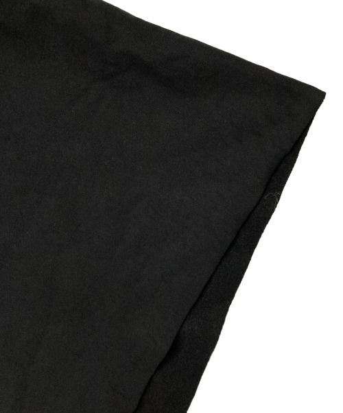 NISHIMOTO IS THE MOUTH（ニシモトイズザマウス）NISHIMOTO IS THE MOUTH (ニシモトイズザマウス) WIDE SWEAT PONCHO ブラック サイズ:FREEの古着・服飾アイテム