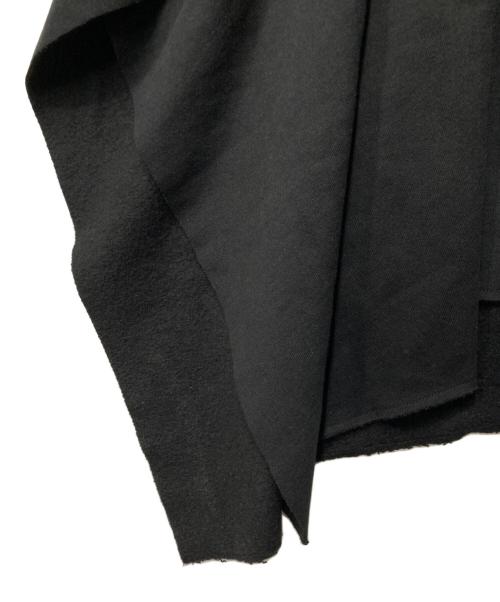 NISHIMOTO IS THE MOUTH（ニシモトイズザマウス）NISHIMOTO IS THE MOUTH (ニシモトイズザマウス) WIDE SWEAT PONCHO ブラック サイズ:FREEの古着・服飾アイテム