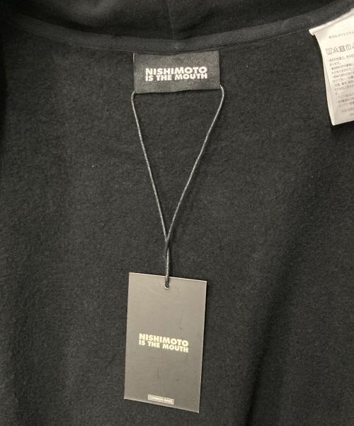 NISHIMOTO IS THE MOUTH（ニシモトイズザマウス）NISHIMOTO IS THE MOUTH (ニシモトイズザマウス) WIDE SWEAT PONCHO ブラック サイズ:FREEの古着・服飾アイテム
