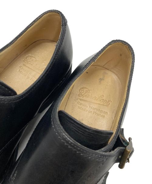 PARABOOT（パラブーツ）PARABOOT (パラブーツ) WILLIAM ダブルモンクストラップシューズ ブラック サイズ:7 1/2の古着・服飾アイテム