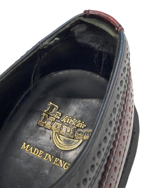Dr.Martens（ドクターマーチン）Dr.Martens (ドクターマーチン) 3989 ブローグシューズ イングランド製 ボルドー×ブラック サイズ:USM 8/UK7/EU41の古着・服飾アイテム
