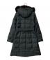 BURBERRY LONDON (バーバリーロンドン) フォックスファー フーデッドダウンコート ブラック サイズ:38：30000円
