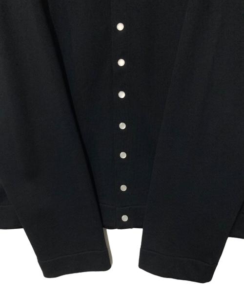 agnes b homme（アニエスベーオム）agnes b homme (アニエスベーオム) スウェットクルーネックカーディガン ブラック サイズ:2の古着・服飾アイテム