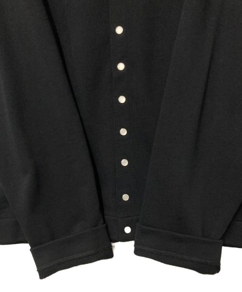 agnes b homme（アニエスベーオム）agnes b homme (アニエスベーオム) スウェットクルーネックカーディガン ブラック サイズ:2の古着・服飾アイテム