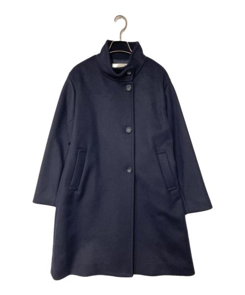 JOURNAL STANDARD relume（ジャーナルスタンダード レリューム）JOURNAL STANDARD relume (ジャーナルスタンダード レリューム) 別注 LANA WOOL140 スタンドコート ネイビー サイズ:38の古着・服飾アイテム