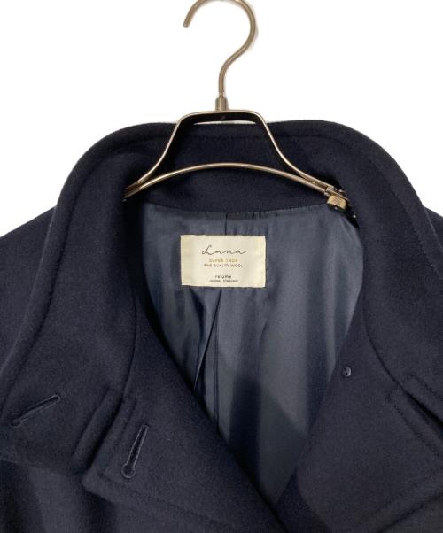 JOURNAL STANDARD relume（ジャーナルスタンダード レリューム）JOURNAL STANDARD relume (ジャーナルスタンダード レリューム) 別注 LANA WOOL140 スタンドコート ネイビー サイズ:38の古着・服飾アイテム