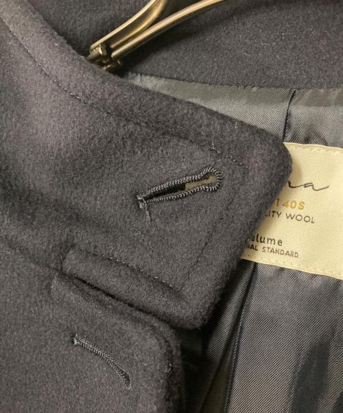 JOURNAL STANDARD relume（ジャーナルスタンダード レリューム）JOURNAL STANDARD relume (ジャーナルスタンダード レリューム) 別注 LANA WOOL140 スタンドコート ネイビー サイズ:38の古着・服飾アイテム