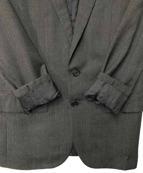 DIOR HOMME（ディオール オム）DIOR HOMME (ディオール オム) 08AW Super 100'S ウールテーラードジャケット イタリア製 ダークグレー サイズ:42の古着・服飾アイテム