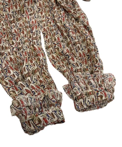 ISABEL MARANT（イザベルマラン）ISABEL MARANT (イザベルマラン) 総柄シルクブラウス ベージュ サイズ:38の古着・服飾アイテム