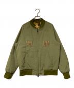 Columbiaコロンビア）の古着「リバーシブルブルゾン/ドナルドヒルジャケット」｜カーキ