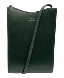 A.P.C.（アーペーセー）の古着「ネックポーチ / ミニショルダーバッグ」｜グリーン