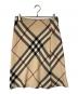 BURBERRY LONDON（バーバリーロンドン）の古着「ノバチェックスカート」｜ベージュ