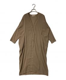 evam eva（エヴァムエヴァ）の古着「cotton robe」｜ベージュ
