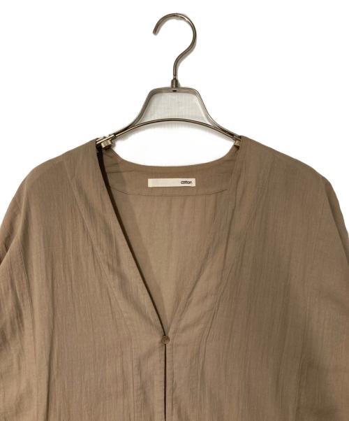 evam eva（エヴァムエヴァ）evam eva (エヴァムエヴァ) cotton robe ベージュ サイズ:-の古着・服飾アイテム