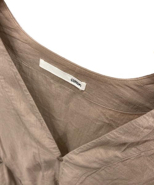 evam eva（エヴァムエヴァ）evam eva (エヴァムエヴァ) cotton robe ベージュ サイズ:-の古着・服飾アイテム