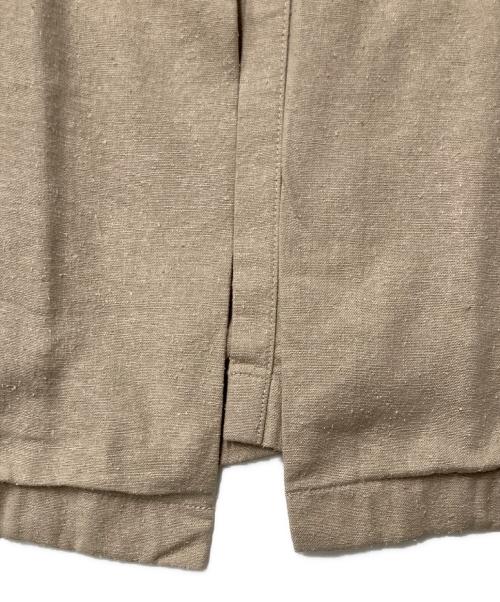 evam eva（エヴァムエヴァ）evam eva (エヴァムエヴァ) silk linen jacket ベージュ サイズ:-の古着・服飾アイテム