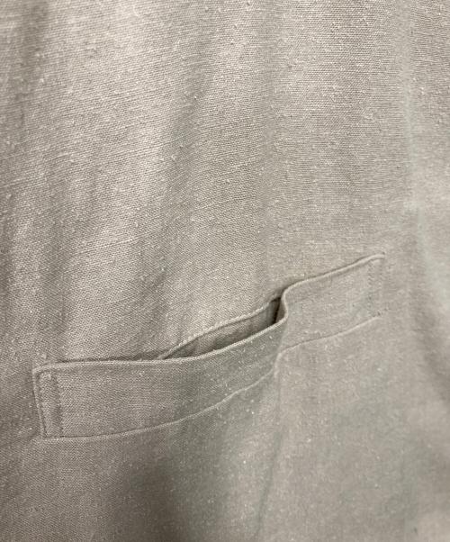 evam eva（エヴァムエヴァ）evam eva (エヴァムエヴァ) silk linen jacket ベージュ サイズ:-の古着・服飾アイテム