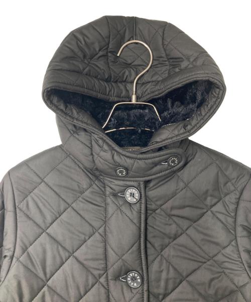 MACKINTOSH（マッキントッシュ）MACKINTOSH (マッキントッシュ) ボアフーデットキルティングコート ブラック サイズ:34の古着・服飾アイテム