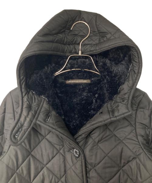MACKINTOSH（マッキントッシュ）MACKINTOSH (マッキントッシュ) ボアフーデットキルティングコート ブラック サイズ:34の古着・服飾アイテム