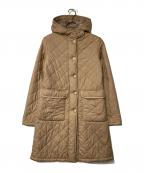 MACKINTOSHマッキントッシュ）の古着「ボアフーデットキルティングコート」｜ベージュ