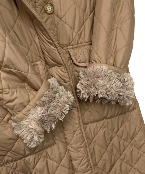 MACKINTOSH（マッキントッシュ）MACKINTOSH (マッキントッシュ) ボアフーデットキルティングコート ベージュ サイズ:34の古着・服飾アイテム