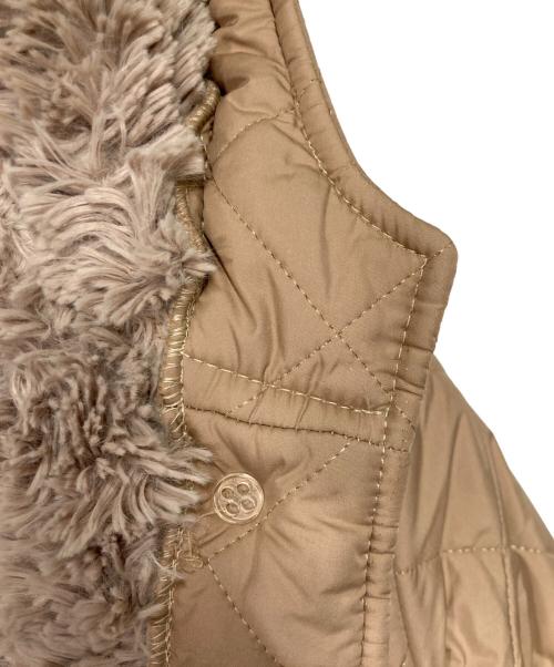 MACKINTOSH（マッキントッシュ）MACKINTOSH (マッキントッシュ) ボアフーデットキルティングコート ベージュ サイズ:34の古着・服飾アイテム