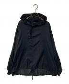 mizuiro-indミズイロインド）の古着「フーデットブラウス」｜ネイビー