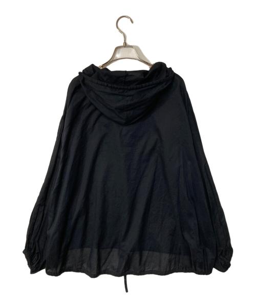 mizuiro-ind（ミズイロインド）mizuiro-ind (ミズイロインド) フーデットブラウス ネイビー サイズ:Freeの古着・服飾アイテム