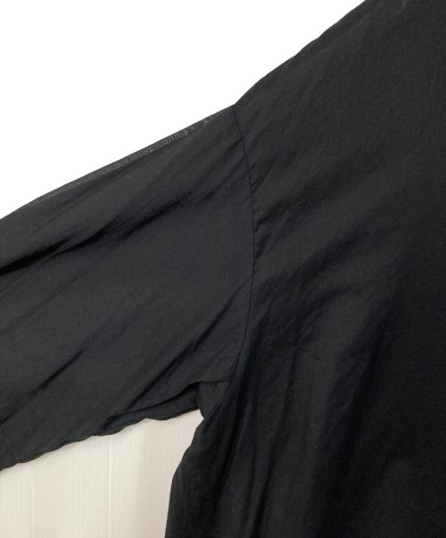 mizuiro-ind（ミズイロインド）mizuiro-ind (ミズイロインド) フーデットブラウス ネイビー サイズ:Freeの古着・服飾アイテム