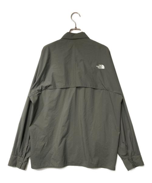 THE NORTH FACE（ザ ノース フェイス）THE NORTH FACE (ザ ノース フェイス) Swallowtail Shirt グレー サイズ:Lの古着・服飾アイテム