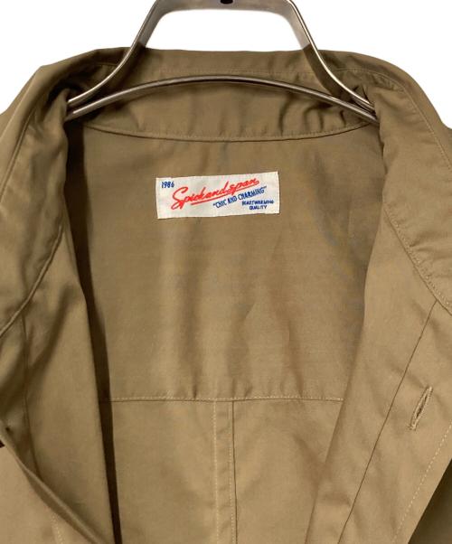 Spick and Span（スピック＆スパン）Spick and Span (スピックアンドスパン) CO/PEヘムギャザーシャツ ブラウン サイズ:FREEの古着・服飾アイテム