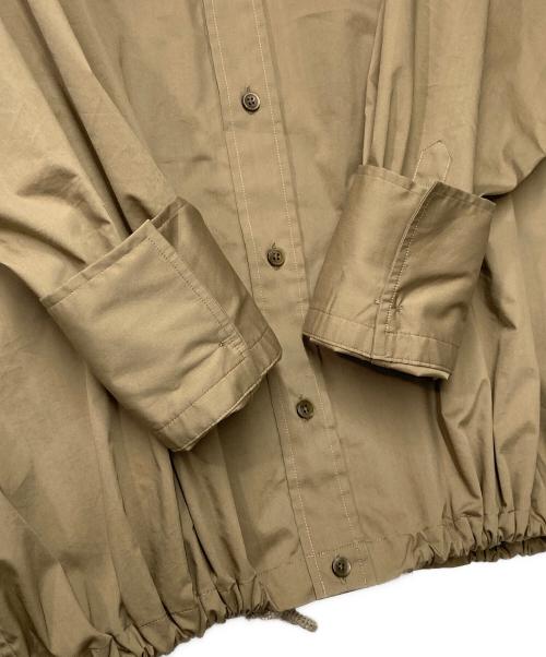 Spick and Span（スピック＆スパン）Spick and Span (スピックアンドスパン) CO/PEヘムギャザーシャツ ブラウン サイズ:FREEの古着・服飾アイテム