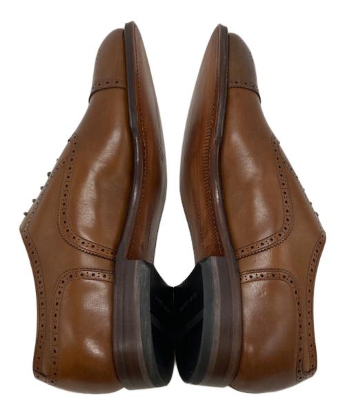 SHETLAND FOX（シェットランドフォックス）SHETLAND FOX (シェットランドフォックス) セミブローグシューズ ブラウン サイズ:7の古着・服飾アイテム