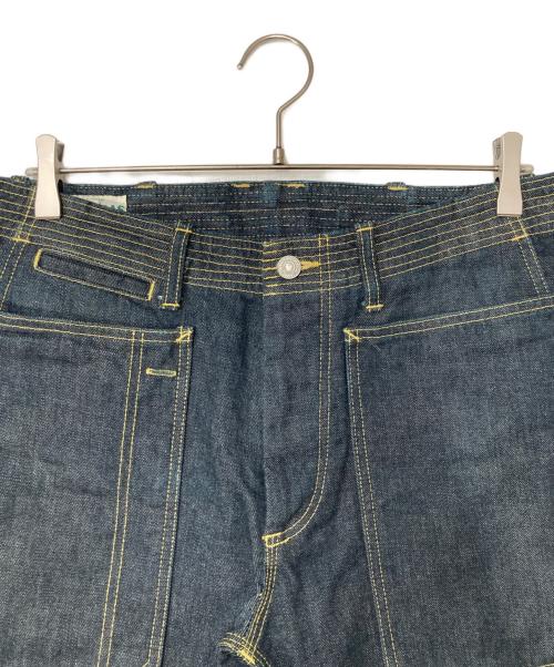 SASSAFRAS（ササフラス）SASSAFRAS (ササフラス) フォールリーフデニムパンツ インディゴ サイズ:Mの古着・服飾アイテム