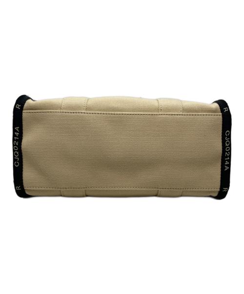 MARC JACOBS（マークジェイコブス）MARC JACOBS (マークジェイコブズ) ザ ジャカード トート バッグ ミディアム ベージュ×ブラックの古着・服飾アイテム