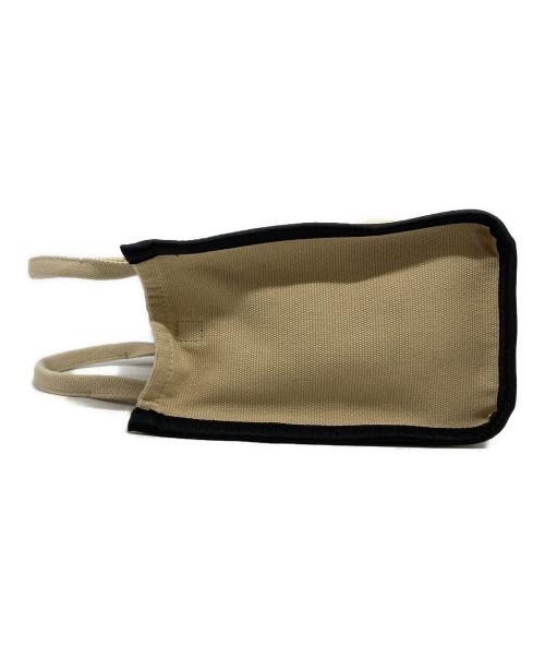 MARC JACOBS（マークジェイコブス）MARC JACOBS (マークジェイコブズ) ザ ジャカード トート バッグ ミディアム ベージュ×ブラックの古着・服飾アイテム