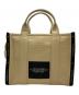MARC JACOBS (マークジェイコブズ) ザ ジャカード トート バッグ ミディアム ベージュ×ブラック：12000円
