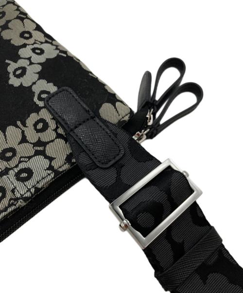 marimekko（マリメッコ）marimekko (マリメッコ) ALL DAY BUCKET UNIKKO グレー×ブラックの古着・服飾アイテム