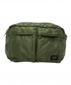 PORTERポーター）の古着「TANKER WAIST BAG」｜カーキ