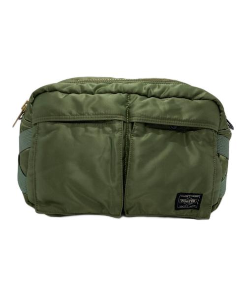 PORTER（ポーター）PORTER (ポーター) TANKER WAIST BAG カーキの古着・服飾アイテム