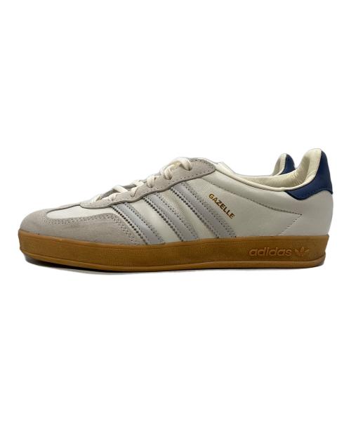 adidas（アディダス）adidas (アディダス) GAZELLE INDOOR ホワイト×グレー サイズ:JP245US6 1/2の古着・服飾アイテム
