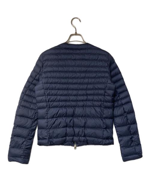 WOOLRICH（ウールリッチ）WOOLRICH (ウールリッチ) ノーカラーダウンジャケット ネイビー サイズ:Sの古着・服飾アイテム