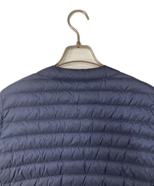 WOOLRICH（ウールリッチ）WOOLRICH (ウールリッチ) ノーカラーダウンジャケット ネイビー サイズ:Sの古着・服飾アイテム