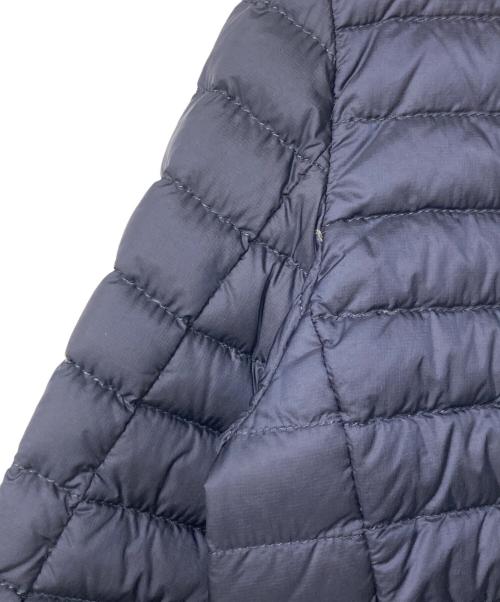 WOOLRICH（ウールリッチ）WOOLRICH (ウールリッチ) ノーカラーダウンジャケット ネイビー サイズ:Sの古着・服飾アイテム