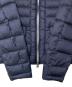 中古・古着 WOOLRICH (ウールリッチ) ノーカラーダウンジャケット ネイビー サイズ:S：8000円