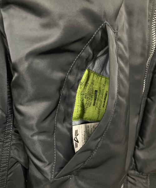 X-LARGE（エクストララージ）X-LARGE (エクストララージ) ALPHA (アルファ) フライトジャケット ブラック サイズ:Sの古着・服飾アイテム
