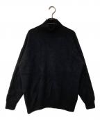 AURALEEオーラリー）の古着「BABY CASHMERE KNIT TURTLE NECK P/O」｜ブラック