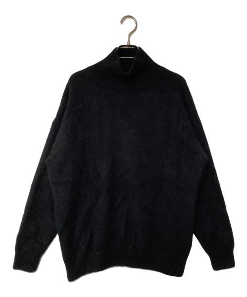 AURALEE（オーラリー）AURALEE (オーラリー) BABY CASHMERE KNIT TURTLE NECK P/O ブラック サイズ:4の古着・服飾アイテム