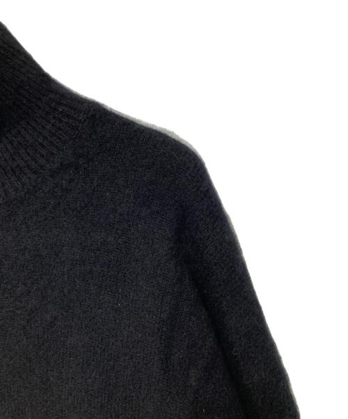 AURALEE（オーラリー）AURALEE (オーラリー) BABY CASHMERE KNIT TURTLE NECK P/O ブラック サイズ:4の古着・服飾アイテム