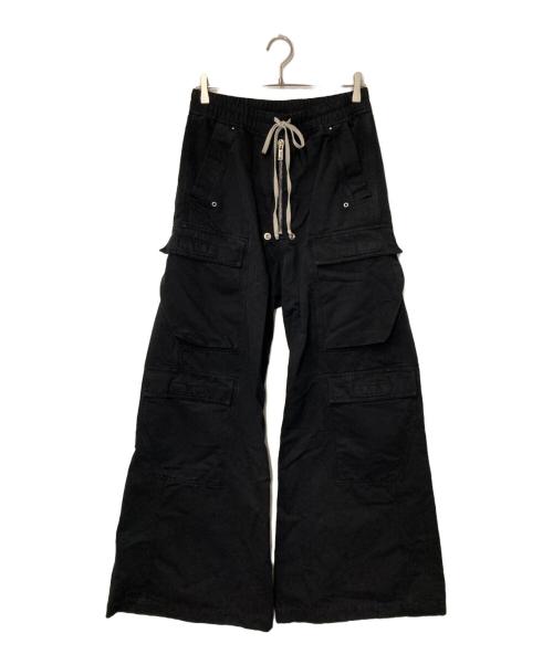 RICK OWENS DRKSHDW（リックオウエンス ダークシャドウ）RICK OWENS DRKSHDW (リックオウエンス ダークシャドウ) 24SS DOUBLE CARGO JUMBO BELAS ブラック サイズ:XSの古着・服飾アイテム